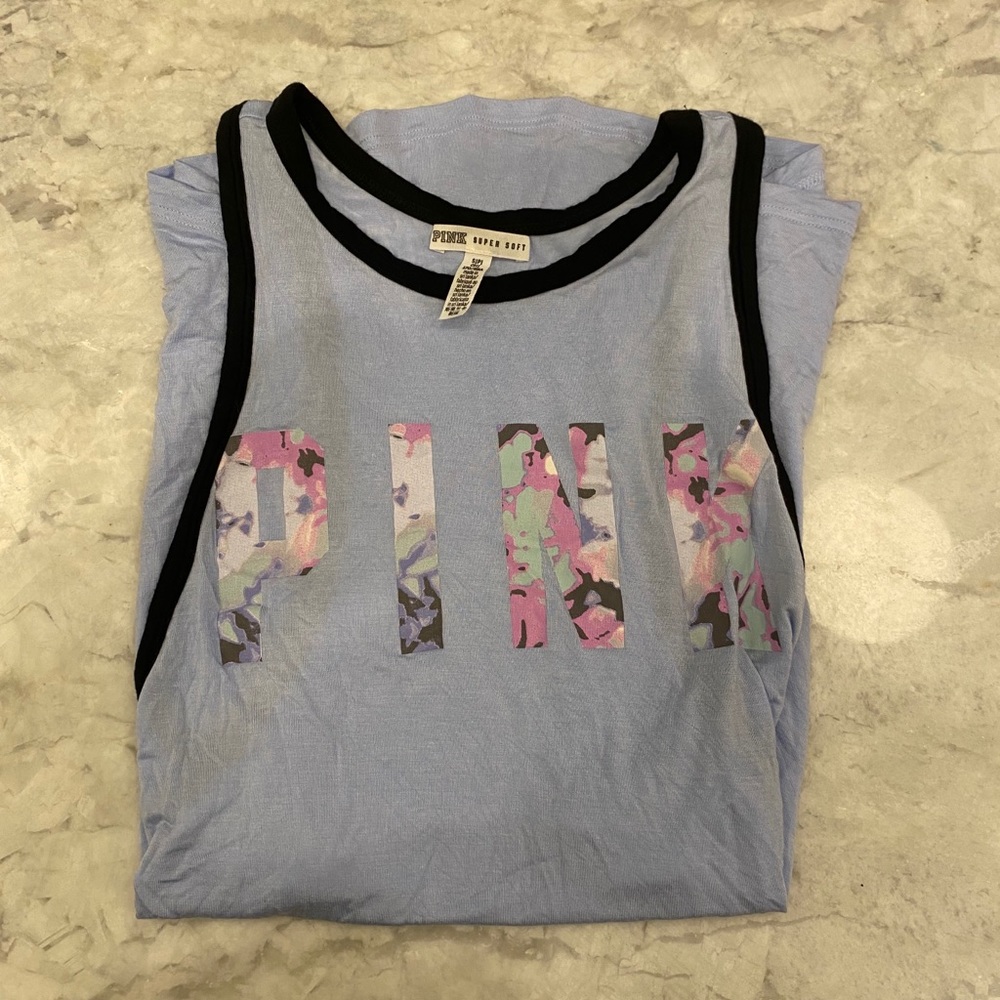 VS Pink Small Super Soft Sleeveless Shirt!